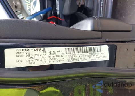 2011 Dodge Durango Heat z USA, uszkodzony, nr VIN 1D4RE3GG8BC687679